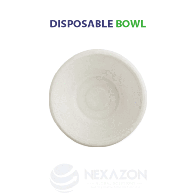 Disposable Bagasse Bowl - Nexazon Global Solutions - 1