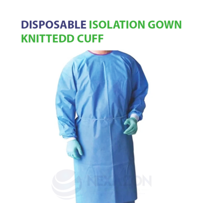Disposable Isolation Gown Knitted Cuffs - Nexazon Global Solutions