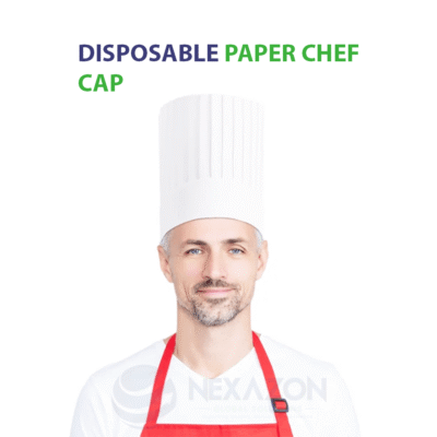 Paper Chef Cap -Disposable Paper Chef Cap - Nexazon Global Solutions
