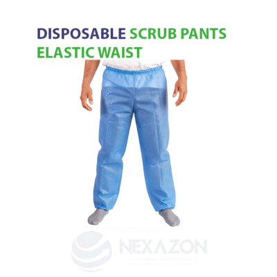 Disposable Scrub Pants Elastic Waist - Nexazon Global Solutions