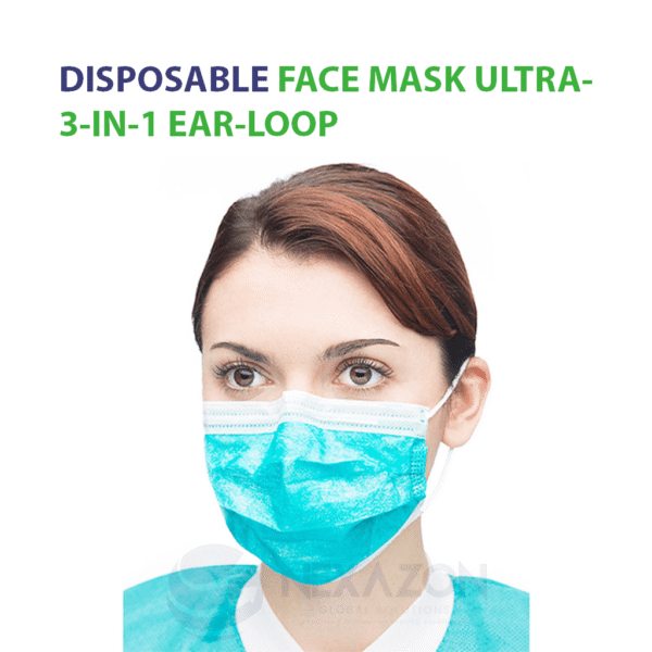 3-Ply Disposable Face Mask Ear Loop - Nexazon Global Solutions