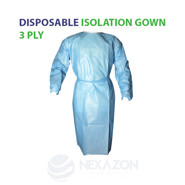 Disposable 3 Ply Isolation Gown - Nexazon Global Solutions - 4
