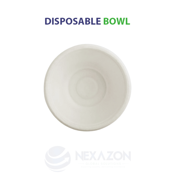 Disposable Bagasse Bowl - Nexazon Global Solutions - 1