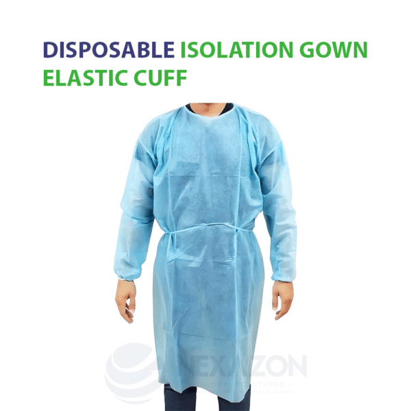 Disposable Isolation Gown Elastic Cuff - Nexazon Global Solutions