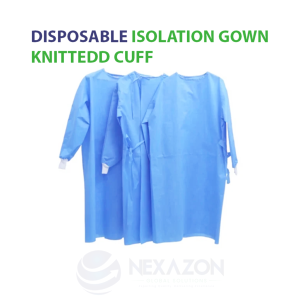 Disposable Isolation Gown Knitted Cuffs - Nexazon Global Solutions - 4