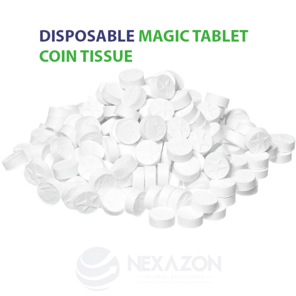 Disposable Magic Tablet Coin Tissue - Nexazon Global Solutions - 2