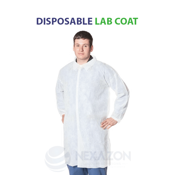 Disposable Non-Woven Visitor Lab Coat - Nexazon Global Solutions - 2