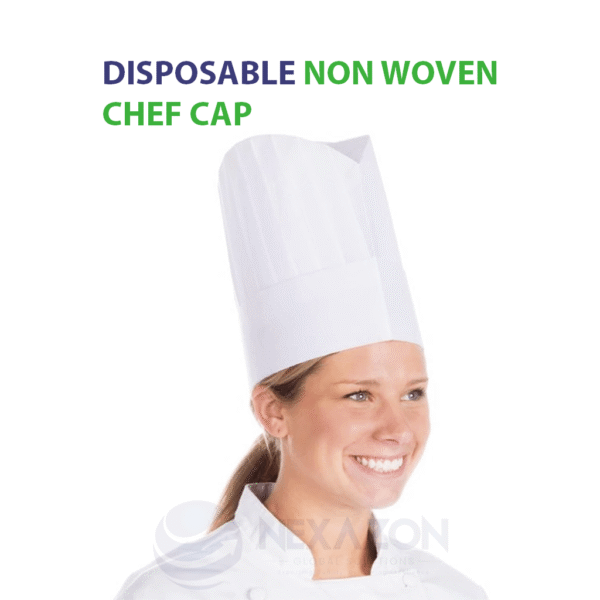 Disposable Nonwoven Chef Cap - Nexazon Global Solutions 2