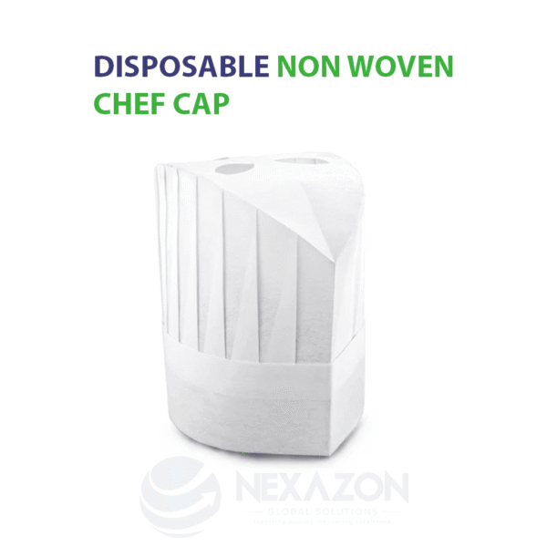 Disposable Nonwoven Chef Cap - Nexazon Global Solutions - 6