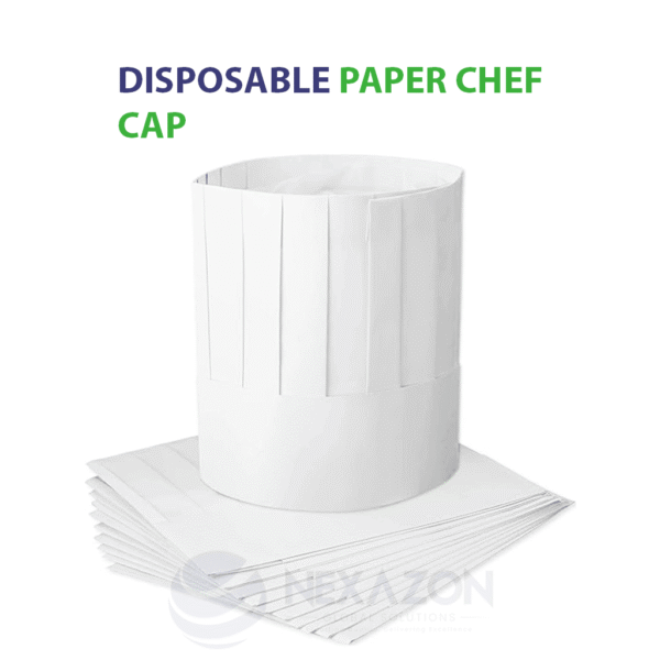 Disposable Paper Chef Cap - Nexazon Global Solutions - 3