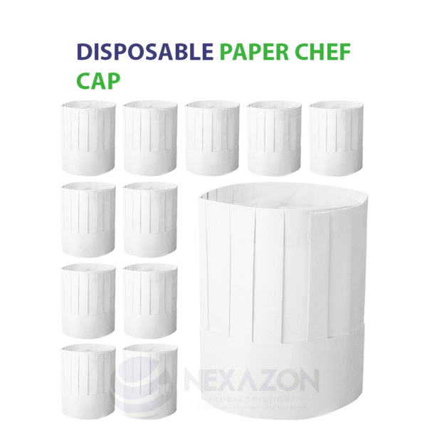Disposable Paper Chef Cap - Nexazon Global Solutions - 4