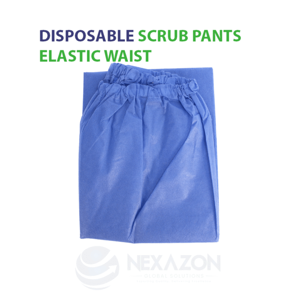 Disposable Scrub Pants Elastic Waist - Nexazon Global Solutions - 2