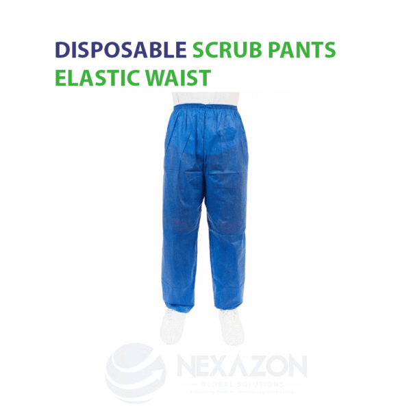 Disposable Scrub Pants Elastic Waist - Nexazon Global Solutions - 3
