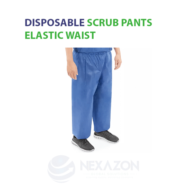 Disposable Scrub Pants Elastic Waist - Nexazon Global Solutions - 4