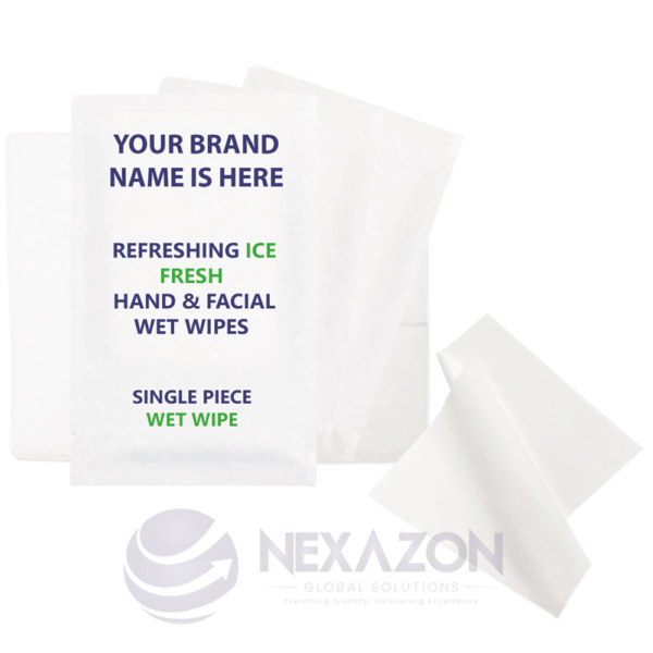 Refreshing-Ice-Fresh-Hand-&-Facial-Wipes-Single Sachet Wet Wipe-Nexazon-Global-Solutions---2
