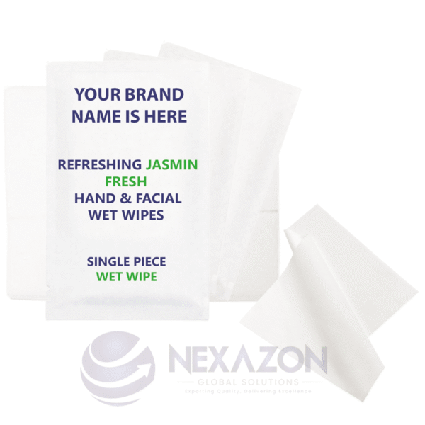 Refreshing-Jasmin-Fresh-Hand-&-Facial-Wipes-Single Sachet Wet Wipe-Nexazon-Global-Solutions--2