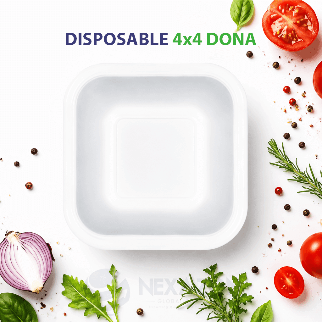 Disposable 4 x 4 Bagasse Dona Cups - Nexazon Global Solutions